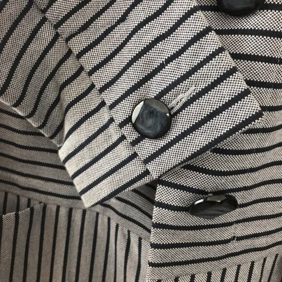 Cabi Navy Striped Long Coastal Classic Car Coat 5474 Lightweight Navy Jacket S - Picture 6 of 15